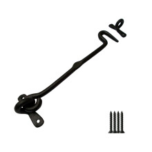 6" Hand Forged Blacksmith Cabin Hook by Ironmongery World