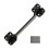 8" Steel Wire Cabin Hook Catch Black 1
