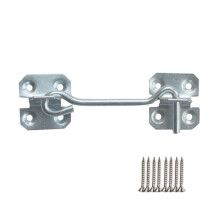 3" Steel Wire Cabin Hook catch Zinc by Ironmongery World