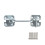 3" Steel Wire Cabin Hook catch Zinc 1