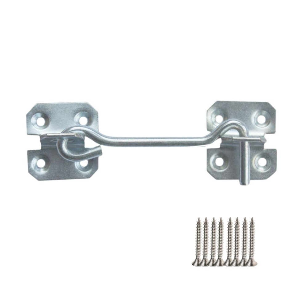 3" Steel Wire Cabin Hook Catch Zinc By Ironmongery World 5057067962531