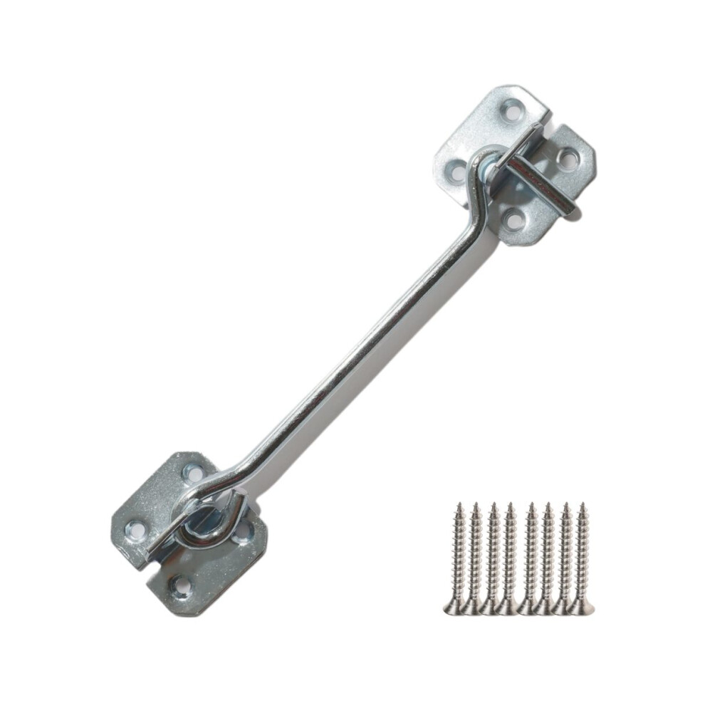 6" Steel Wire Cabin Hook Catch Zinc By Ironmongery World 5057067962500