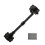 6" Decorative Cabin Hook Black Antique by Ironmongery World 1