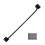 18" Steel Wire Cabin Hook Catch Black 1