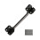 6" Steel Wire Cabin Hook Catch Black 1
