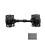 4" Decorative Cabin Hook Black Antique by Ironmongery World 1