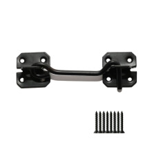3" Steel Wire Cabin Hook Catch Black