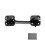 3" Steel Wire Cabin Hook Catch Black 1