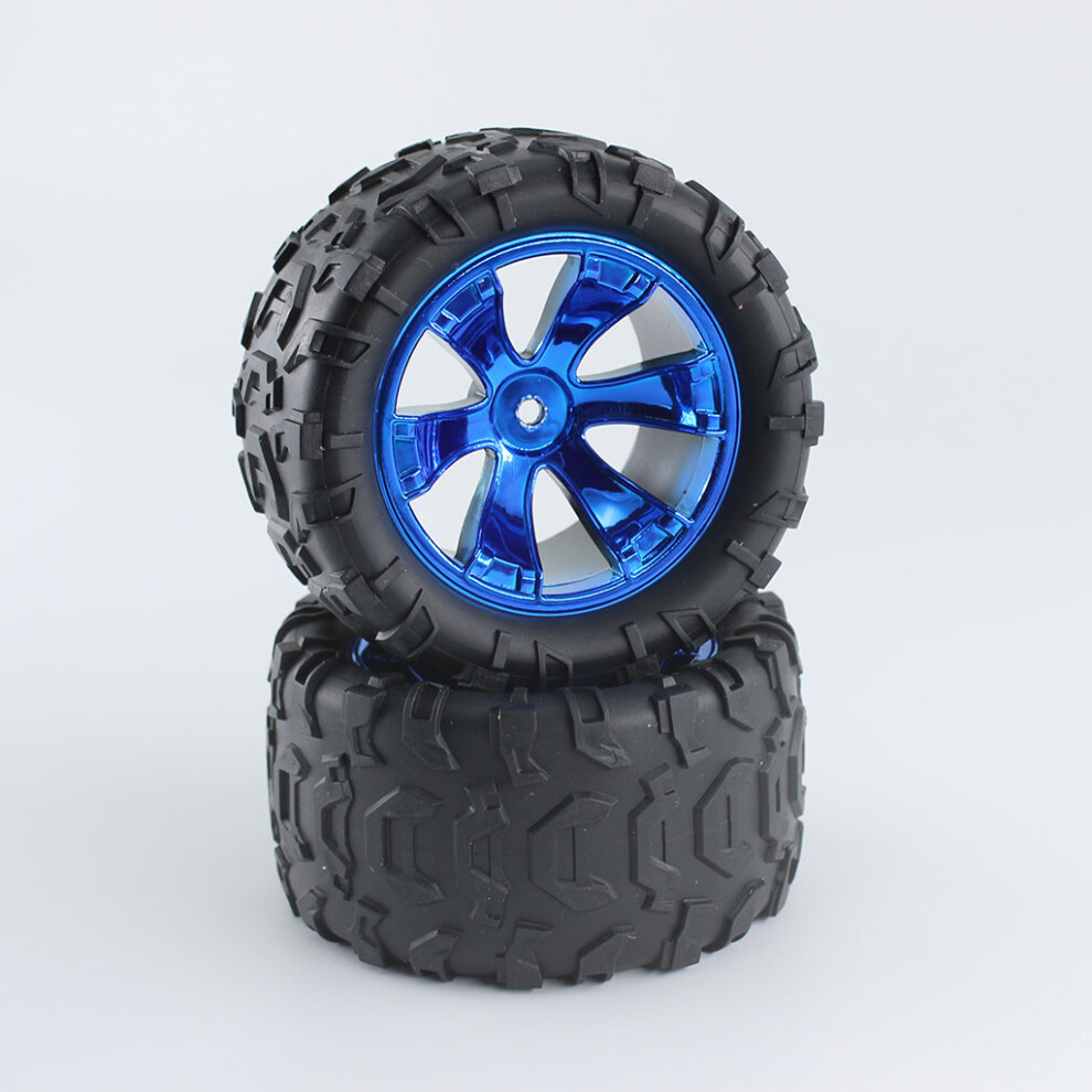 (Right Tire) 2Pcs Left/Right Tires & Wheels For Wltoys 144018 Rc Car Accessories 123643888832