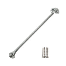 16" Plain Cast Iron Cabin Hook Galvanised by Ironmongery World