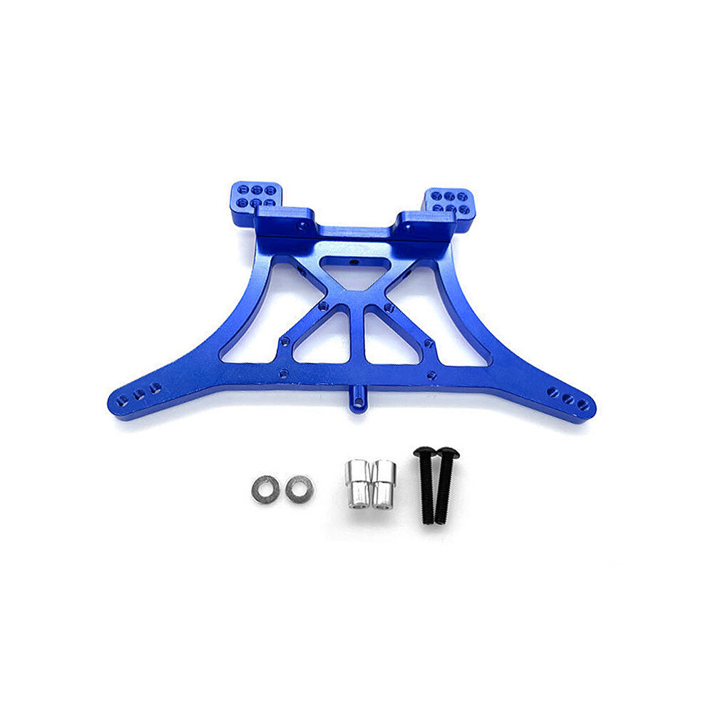 (Blue) Aluminum Rear Shock Tower For Traxxas Slash 2Wd Stampede Rustler Slash Bandit Blue 320997491033