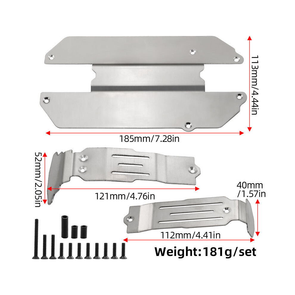 Chassis Armor Protector Skid Plate Fortraxxas Mini Slash 4X4 #108164-1 Rc Car 123643867981