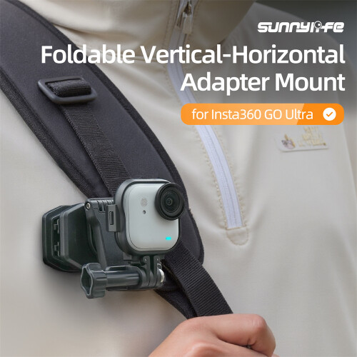 For Insta360 GO Ultra Camera Foldable Vertical-Horizontal Adapter Mount