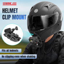 Camera Helmet Clip Extended Vlog Mount for DJI Pocket 3/Action/Insta360 Series
