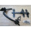Suffolk Latch 9" Fleur De Lys Black Antique by Ironmongery World 1