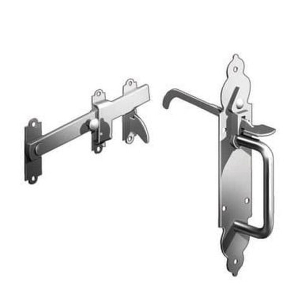 Gothic Steel Suffolk Latch Galvanised By Ironmongery World 5057067991050
