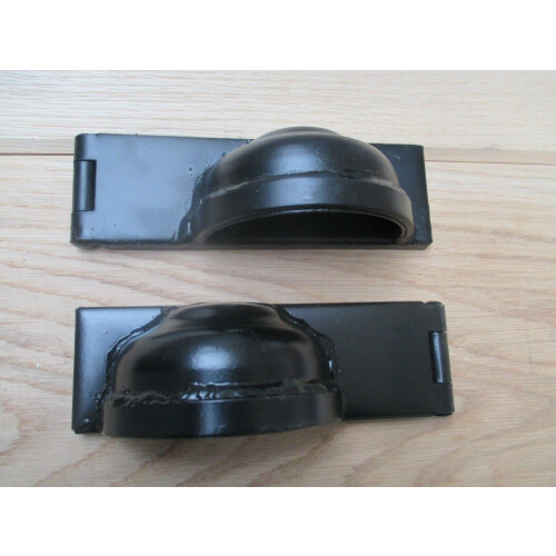 Shrouded Padlock Protector Hasp and Staple Right Hand