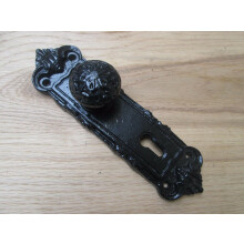 Shabby Chic Knob Coat Lock Hook Black Antique by Ironmongery World