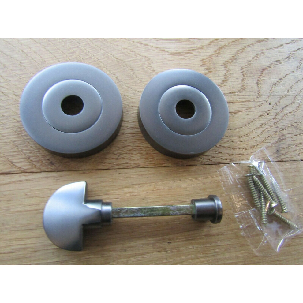 Bathroom Thumb Turn Door Lock Black Nickel By Ironmongery World 5056632299812