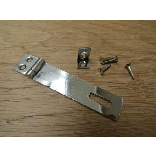 3" Chrome Hasp by Ironmongery World