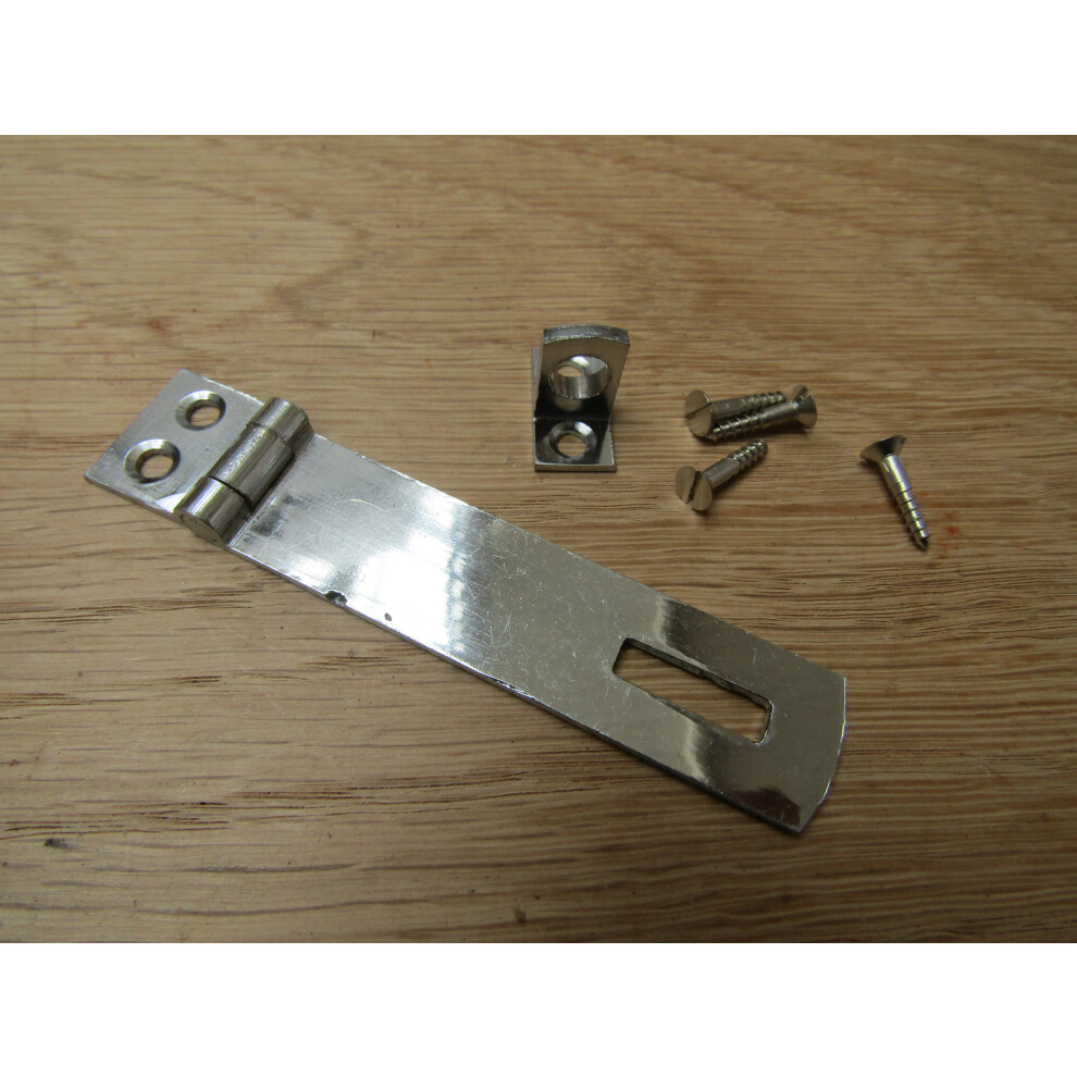 3" Chrome Hasp By Ironmongery World 5057067960186