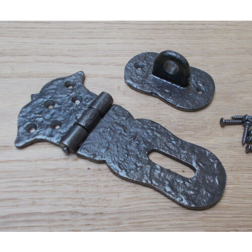 Hasp And Staple Antique Iron Cast Iron
