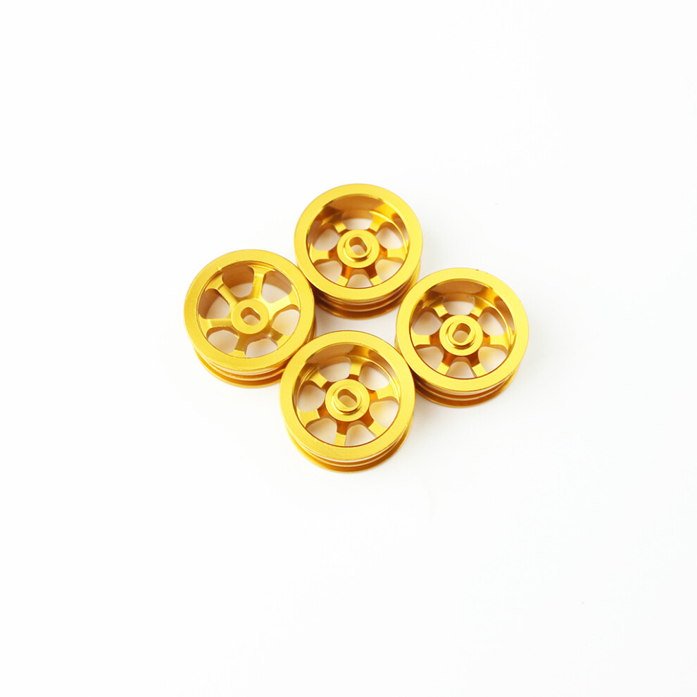 (Gold) 4Pcs Rc Car Parts Metal Hubs Upgrade Accessories For Wltoys K989 284131 Gold 320997494218