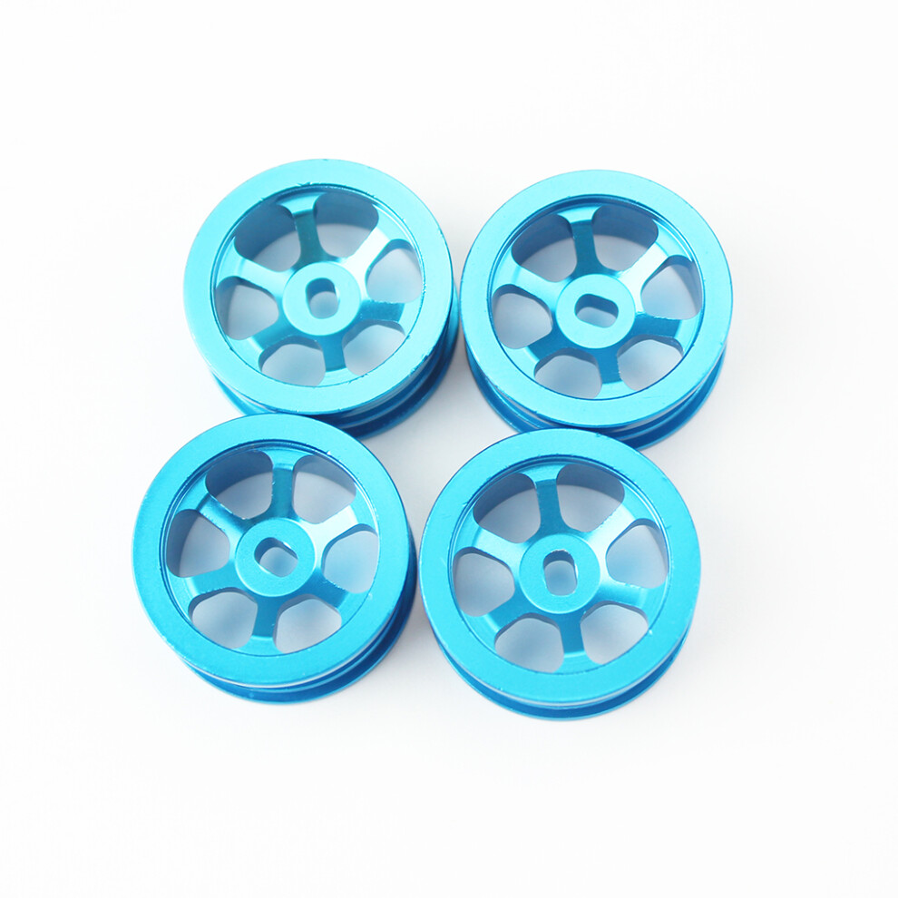 (Blue) For Wltoys K989 284131 Rc Car Upgrade Parts Metal Hubs Replacement Parts Blue 123643884988