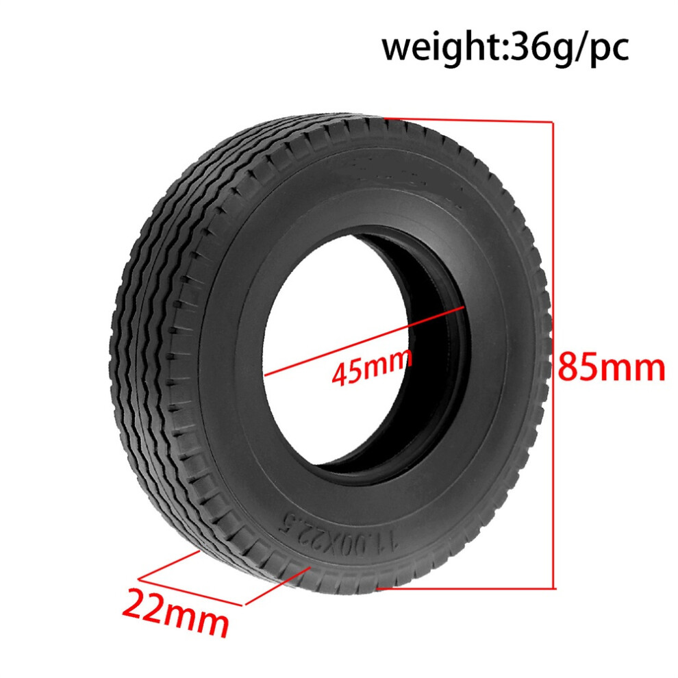 (1Pc*Rear Tire) Rubber Beadlock Tires & Wheels Rims Tire For Tamiya 1/14 Rc Crawler Car 320997475248