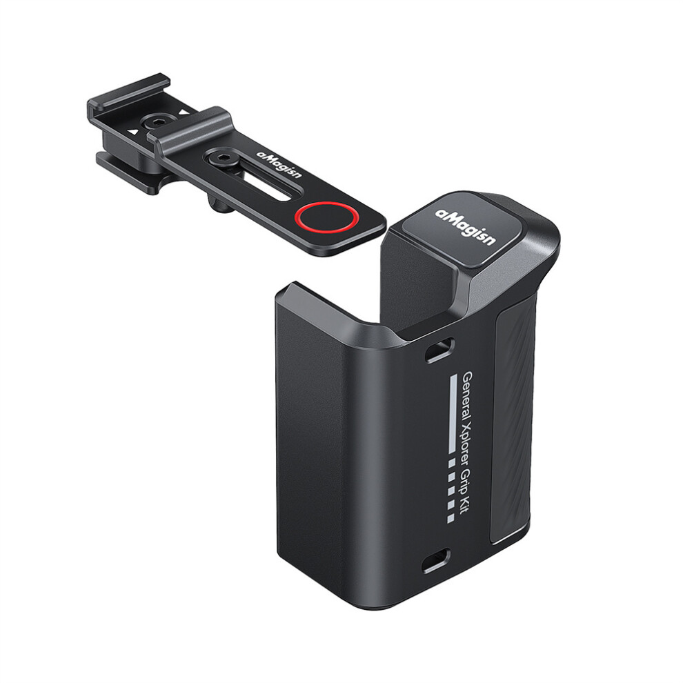 (Black) Portable Camera Handle Grip & Stand For Dji Action, Insta360, And Hero Cameras Black 113121420661