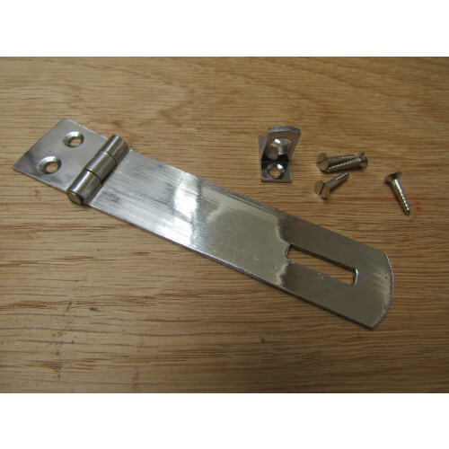 4" Chrome Hasp by Ironmongery World