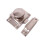 Round Knob Cupboard catch Satin Nickel 1