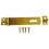 Hasp And Staple 75mm Extra Large Brass 1