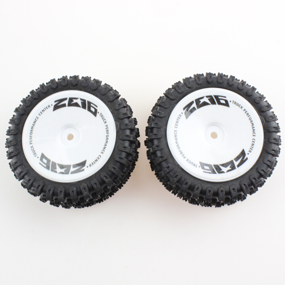 2Pcs Rc Car Tires For Wltoys 124007-2486 Rear Upgrade Kit 123643882472