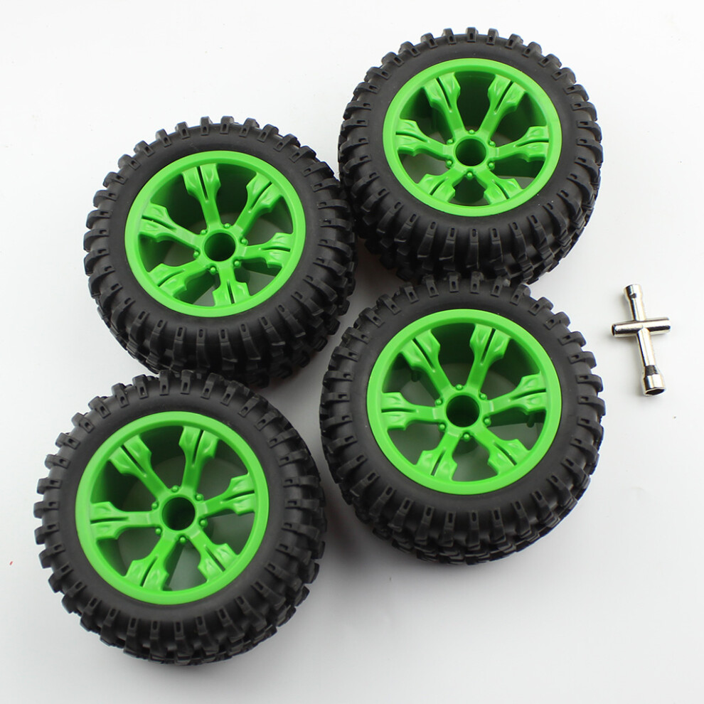 (Green) For Wltoys 12428 144001 Rc Car Tuning Accessories Rc Tyre Hubs Upgrade Parts Green 320997494522