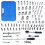 94 Piece Socket Set CRV 1/4 1/2 Drive Metric Hex Star Bits Ratchet Tools 2