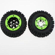 (Left tire) Left & Right Tires Wheel Tyre Kit for Wltoys 12428 12427 1/12 RC Car