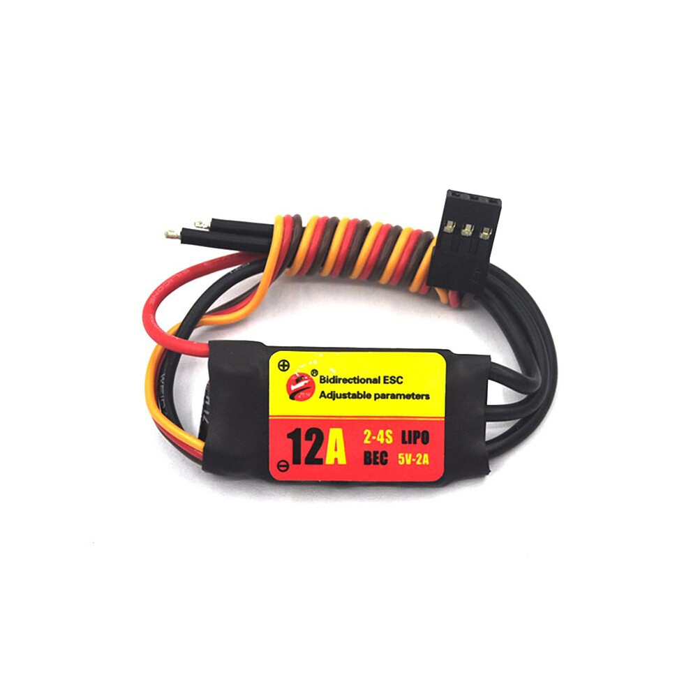 (12A) Bidirectional Adjustable 12A 20A 30A 40A 60A 80A 100A Brushless Esc Ubec Output For Aircraft Ship Underwater Propeller 320997492030