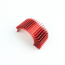 (Red) RC Car Upgrade Accessories Metal 540 Motor Heat Sink for Wltoys12428 12427