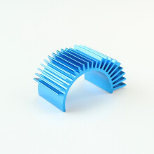 (Blue) RC Car Upgrade Accessories Metal 540 Motor Heat Sink for Wltoys12428 12427