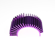 (Purple) RC Car Upgrade Accessories Metal 540 Motor Heat Sink for Wltoys12428 12427