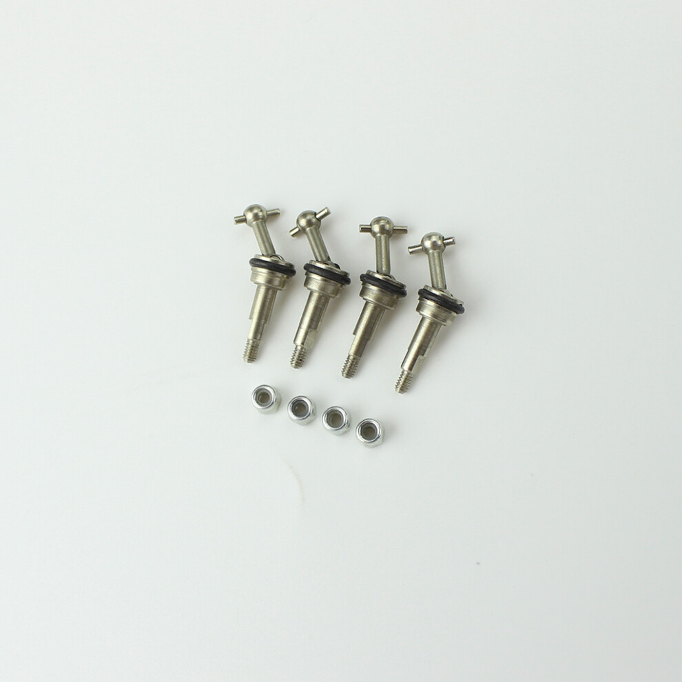 4Pcs For Wltoys 1/28 Rc Car K969 K989 Upgrade Part Dog Bone Transmission Shaft 123643884315