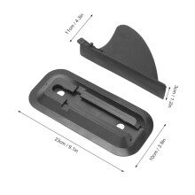 4'' Inflatable Paddle Board Fin With Base Surf Water Wave Fin Stablizer ide Fin
