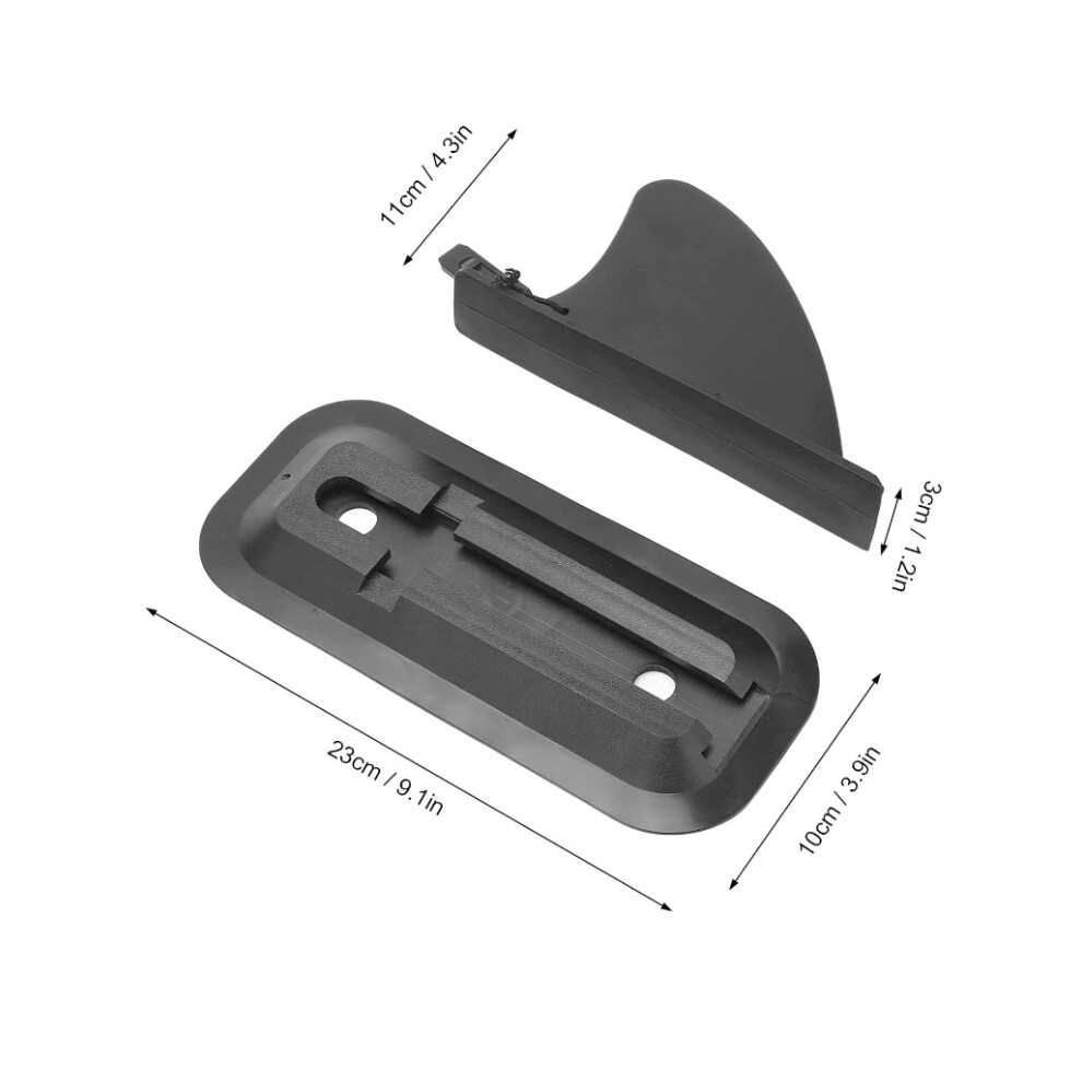 4" Slide-In Sup Fin - Portable, Lightweight, Detachable Paddle Board Accessory 113121436525