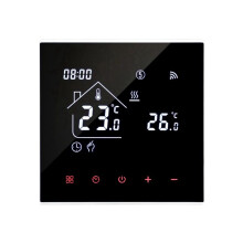 Termostato per Pavimento Caldo Tuya 16A WiFi Regolatore di Temperatura Termostato per Riscaldamento 'Acqua con Telecomando per La Casa A