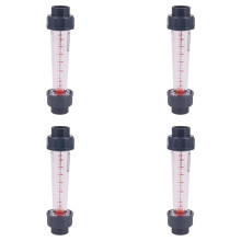 4X Lzs-25 Durchfluss Messer Kunststoff Rohr Typ 300-3000L / H Wasser Rotameter Flüssigkeit Durchfluss Messer Mess Werkzeuge für Chemisches Licht