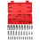 1/4 3/8 1/2 Drive 32pc Hex Bit Socket Set S2 Steel Metric Imperial 2
