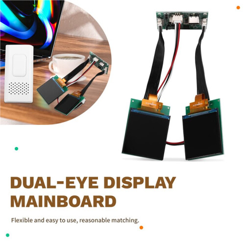 1.54 Inch Doll Dual-Eye Display Mainboard AI Model Robot Blinking Animation Solution