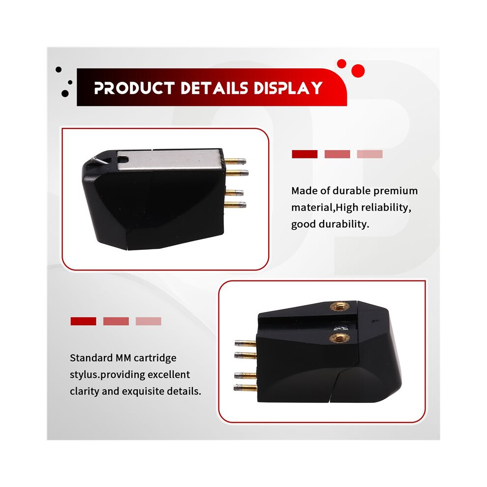 Mm Turntable Stylus Moving Magnetic Turntable Lp Turntable Phonograph Oval Stylus Accessories 4712119936342