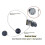 A99E-for  GG Game Console Game Gear Compatible Dual-Channel Volume Headphone Board Volume Panel with Wire Speaker 4